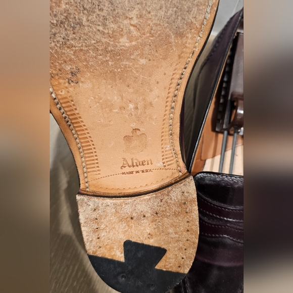 Alden Men's Leather Loafers-8 - Picture 3 of 4